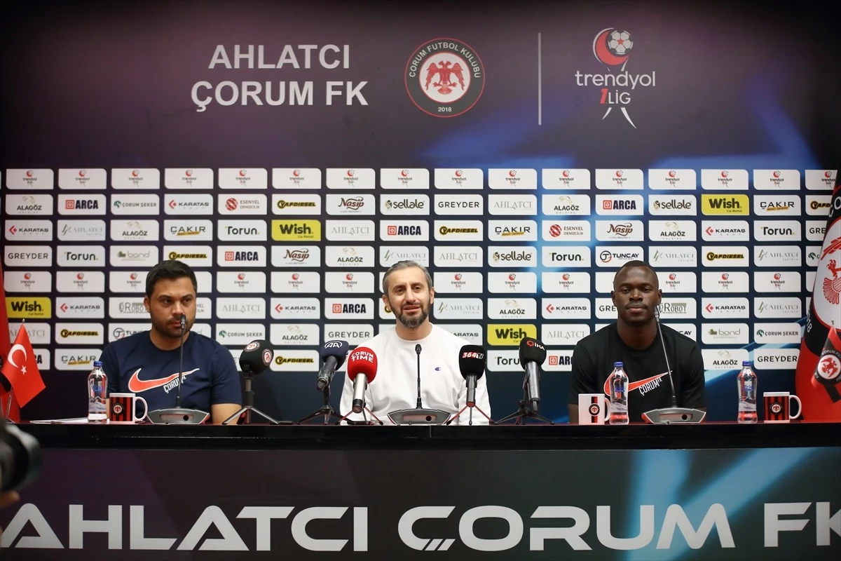 Ahlatcı Çorum FK’nin yeni teknik direktörü Serkan Özbalta: Sahada pes etmeyeceğiz