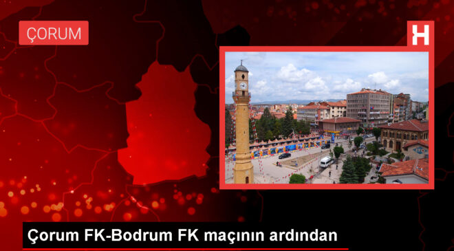 Ahlatcı Çorum FK, Bodrum FK’yı mağlup etti